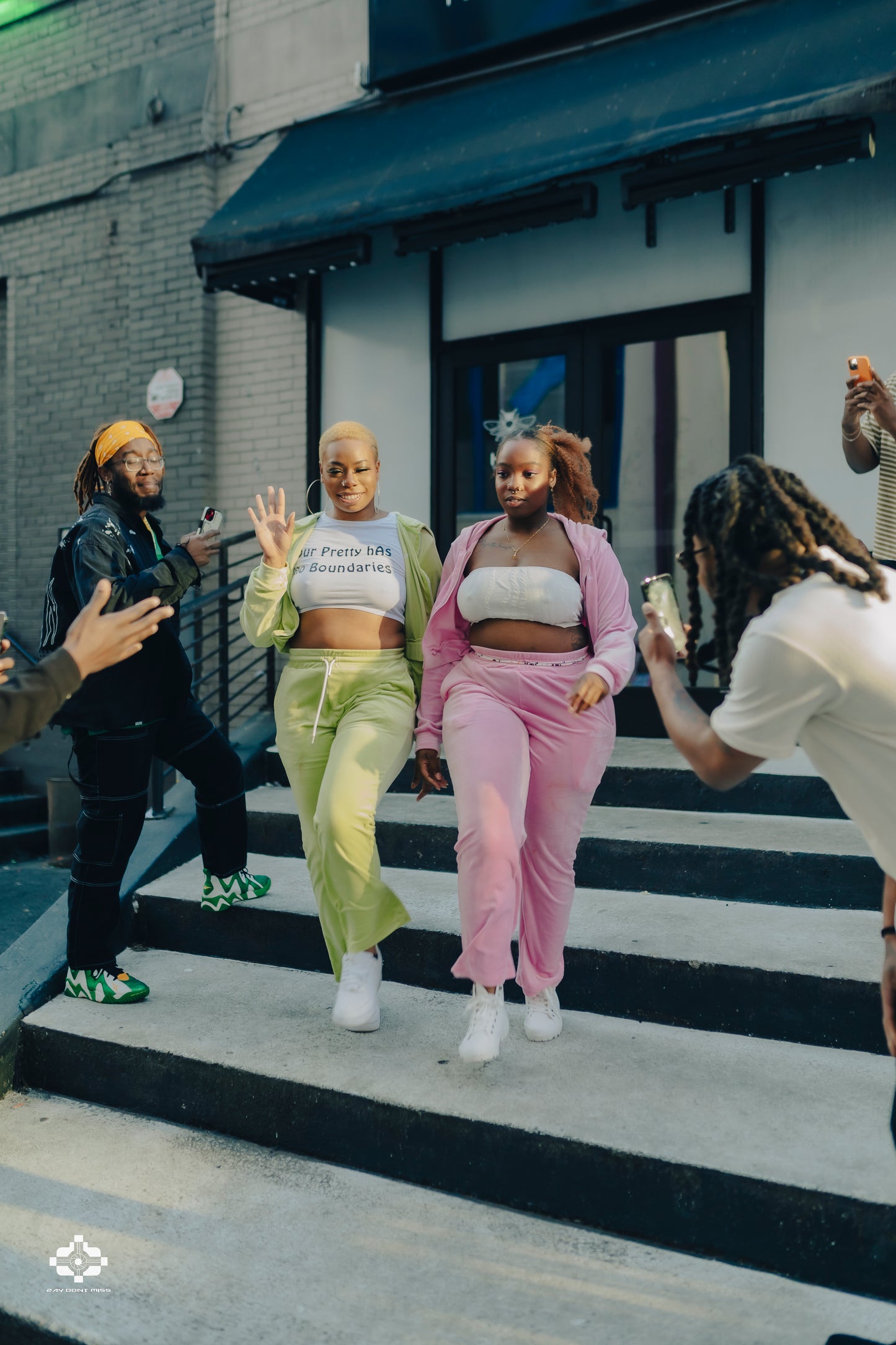 Velour Tracksuit: GREEN w/ Steering Wheel 🛞 Zipper