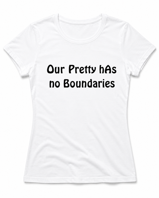 Our Pretty Has No Boundaries™ Signature Tee - White