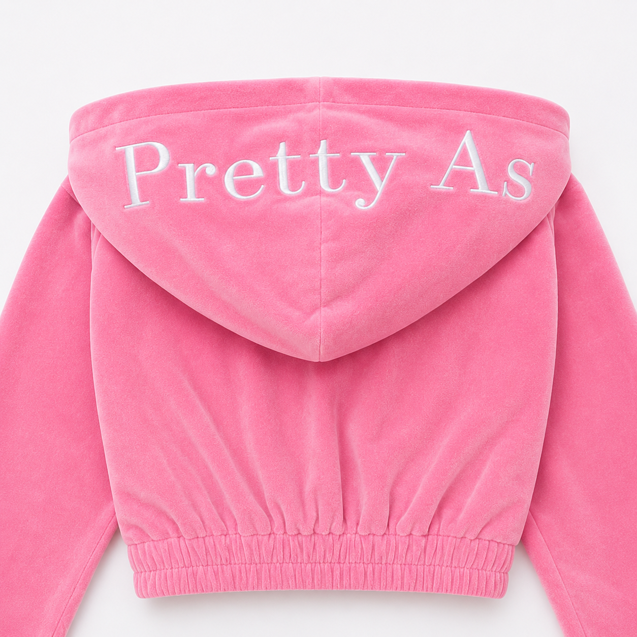 Signature Pink Velour Set™️ w/ Steering Wheel Zipper